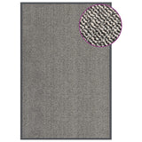Vidaxl Doormat tufted 120x180 cm light brown