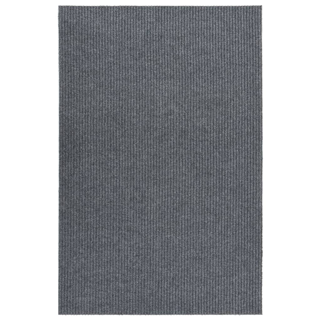 Vidaxl Droogloopmat 100x150 cm Gray