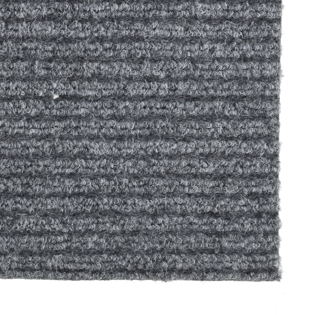 Vidaxl Droogloopmat 100x200 cm Grey