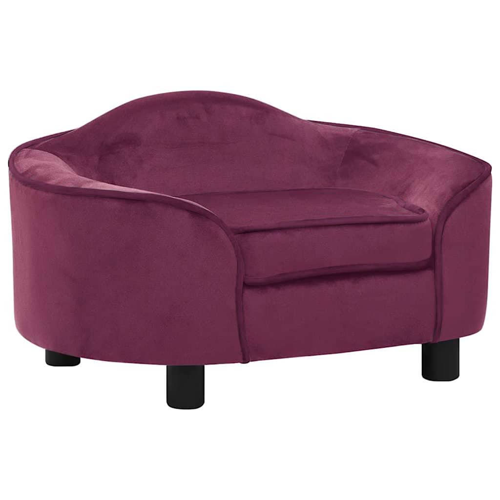 Vidaxl Hondbank 67x47x36 cm Pluse Bourdeaux rout