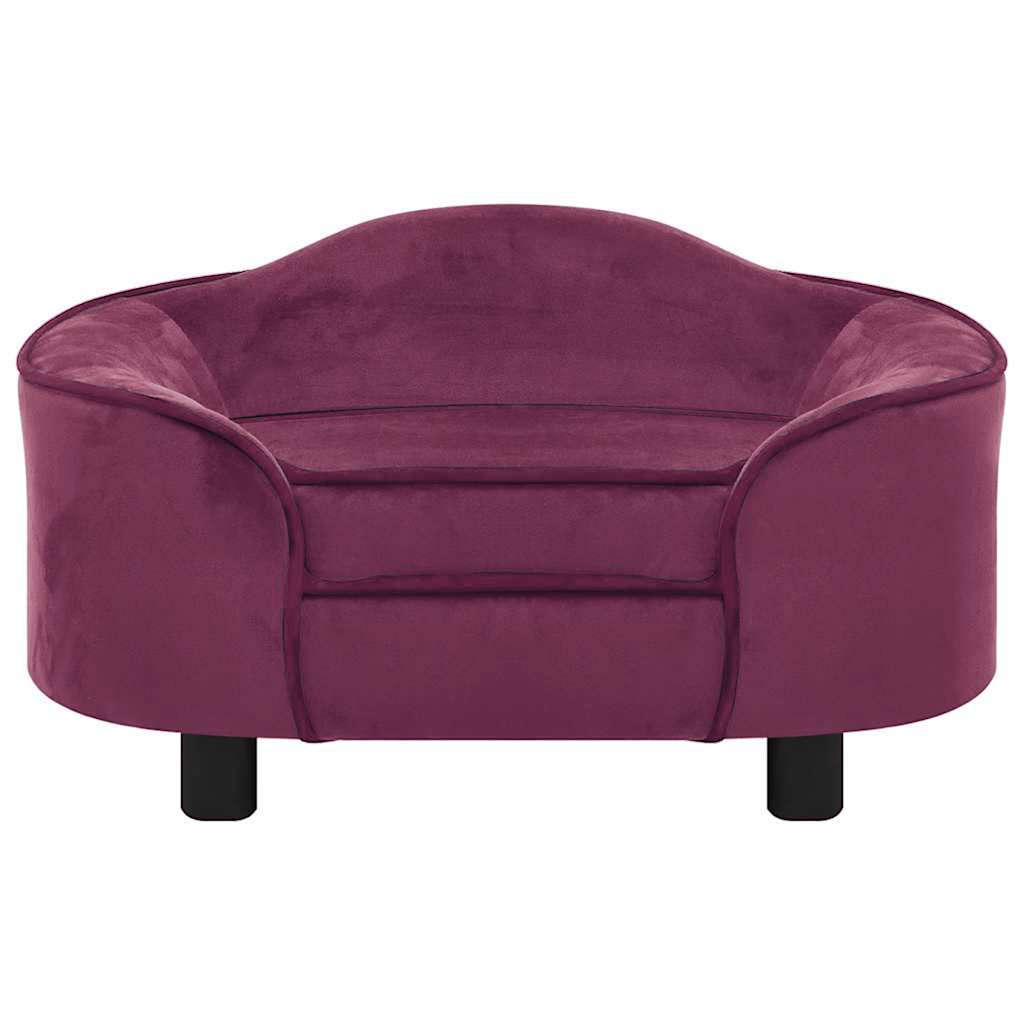 Vidaxl Hondbank 67x47x36 cm Pluse Bourdeaux rout