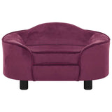 Vidaxl Hondbank 67x47x36 cm Pluse Bourdeaux rout
