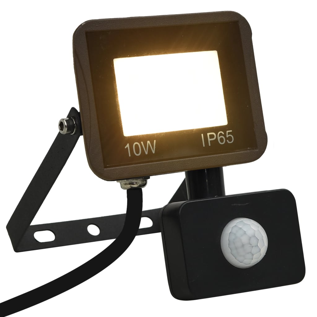Vidaxl Spotlight with Sensor LED 10 W Warm white