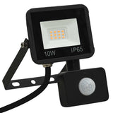 Vidaxl -Scheinwerfer mit Sensor -LED 10 W warmes Weiß