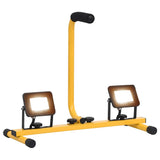 Vidaxl spotlight with handle LED 2x10 W warm white