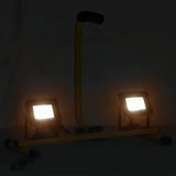 Vidaxl spotlight with handle LED 2x10 W warm white