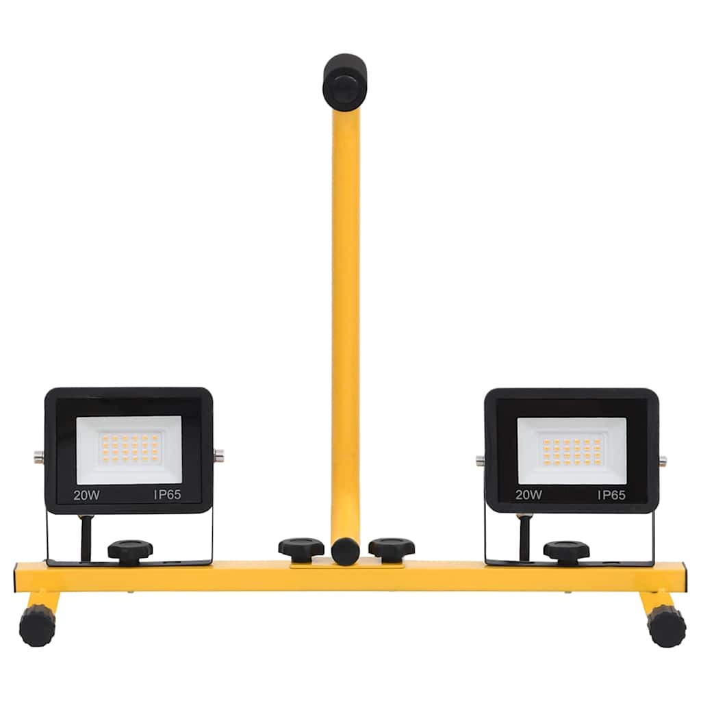 Vidaxl Spotlight with handle LED 2x20 W Cold White