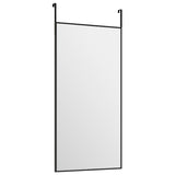 Specchio della porta Vidaxl 30x60 cm di vetro e nero in alluminio