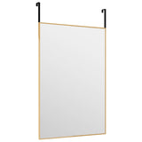 Vidaxl Dörrspegel 40x60 cm glas och aluminiumguldfärgad