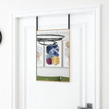 Vidaxl Dörrspegel 40x60 cm glas och aluminiumguldfärgad