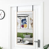 Vidaxl Dörrspegel 50x100 cm glas och aluminiumguldfärgad