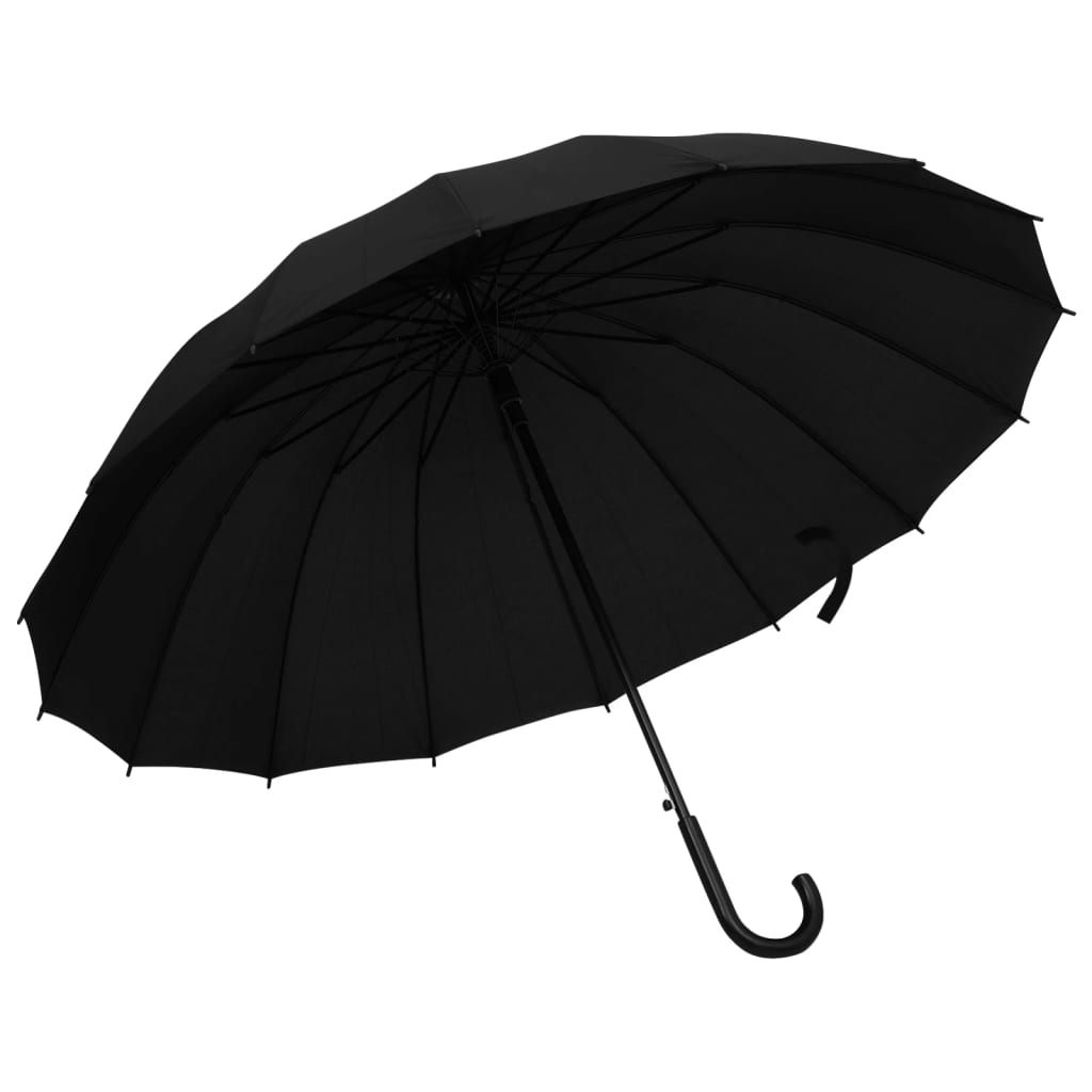 Vidaxl umbrella automatic 120 cm black