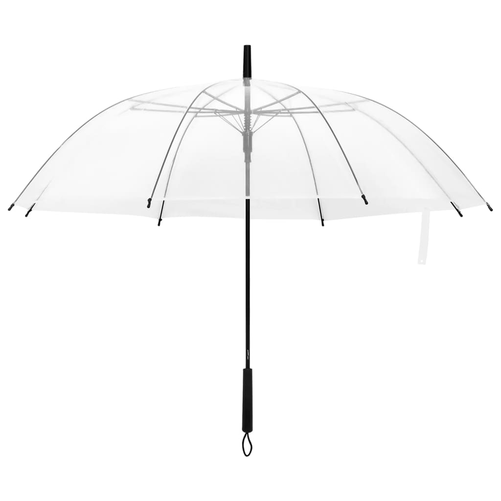 Vidaxl parasol 107 cm przezroczysty