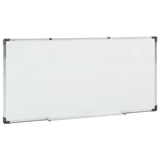Vidaxl Whiteboard Magnetic 110x60 cm Stahlweiß