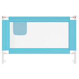 Vidaxl Bedhek Toddler 120x25 cm tissu bleu