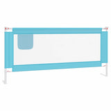 Vidaxl Bedence Toddler 200x25 cm tissu bleu