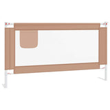 Tableau de lit Vidaxl Toddler 150x25 cm tissu taupe