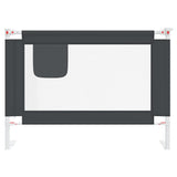 VidaXL Bedhek toddler 90x25 cm fabric dark gray