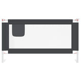 VidaXL Bedhek toddler 150x25 cm fabric dark gray