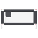Vidaxl Betthek Toddler 160x25 cm Stoff däischter gro