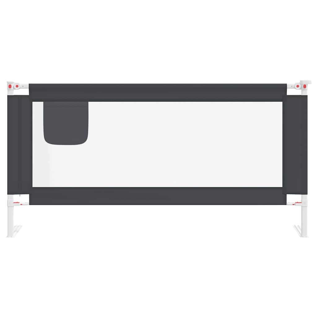Vidaxl Bed Chart Toddler 180x25 cm tessuto scuro grigio