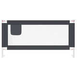Vidaxl Bed Chart Toddler 180x25 cm tessuto scuro grigio