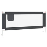 Tableau de lit Vidaxl Toddler 200x25 cm tissu gris foncé