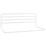 Vidaxl Bedhek Toddler (76-137) x55 cm jernhvit