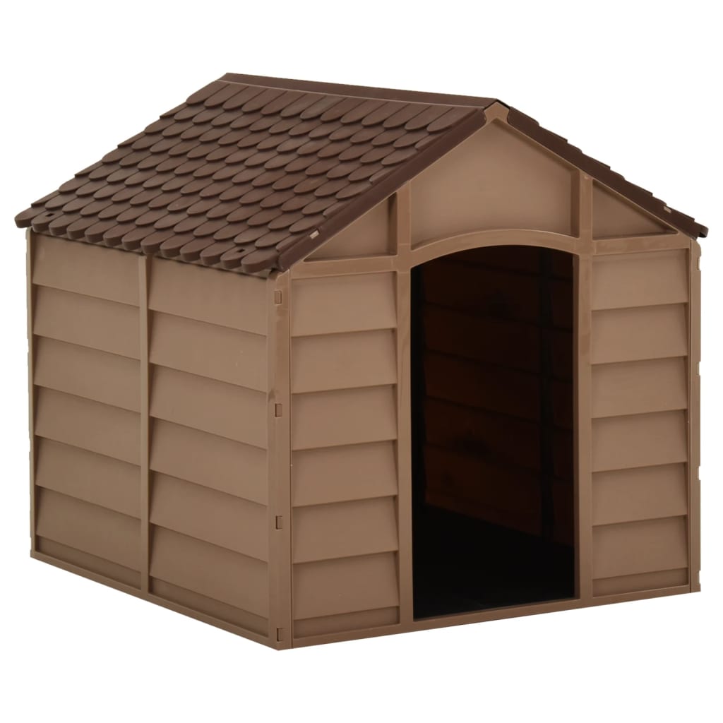 Vidaxl Dog loft 71x71.5x68 cm pp brun