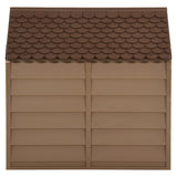 Vidaxl Dog loft 71x71.5x68 cm pp brun