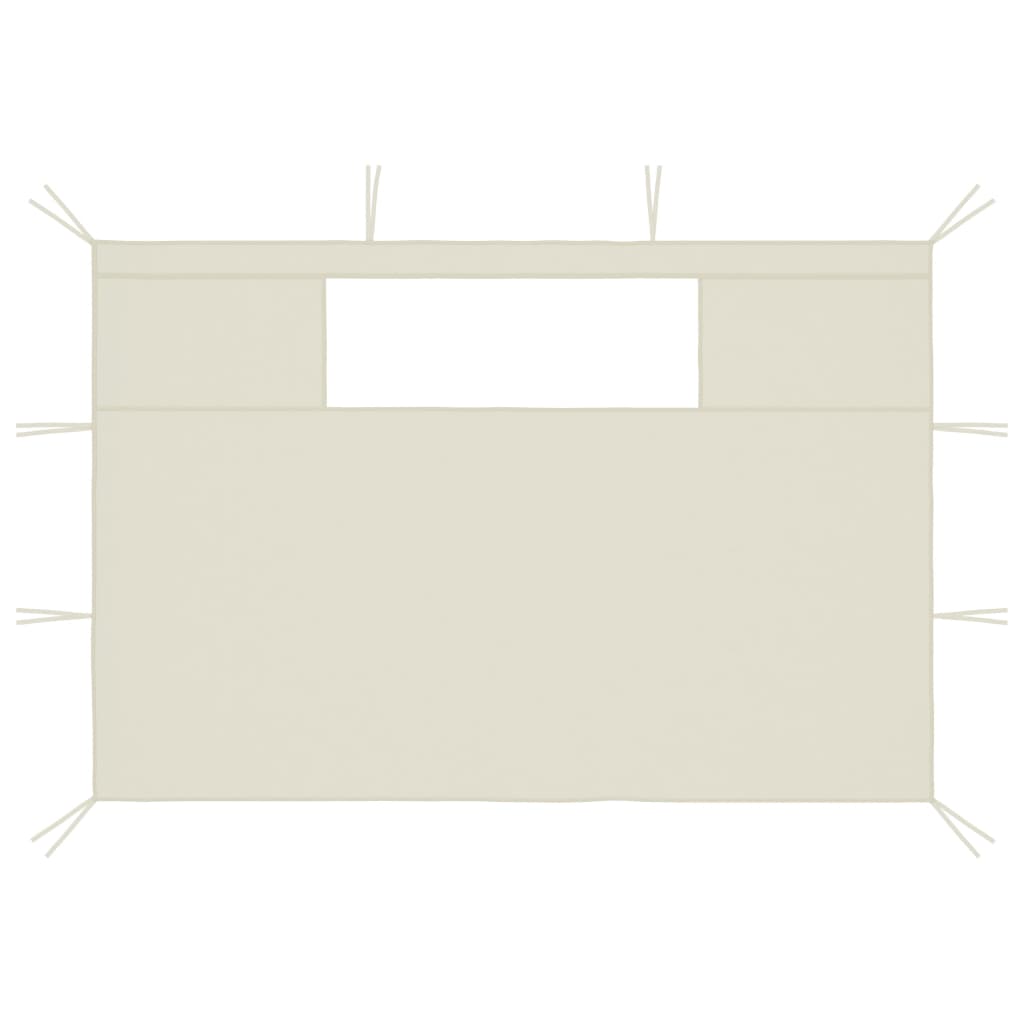 Vidaxl Prainding Walls s ramen 2 St Crème -colored