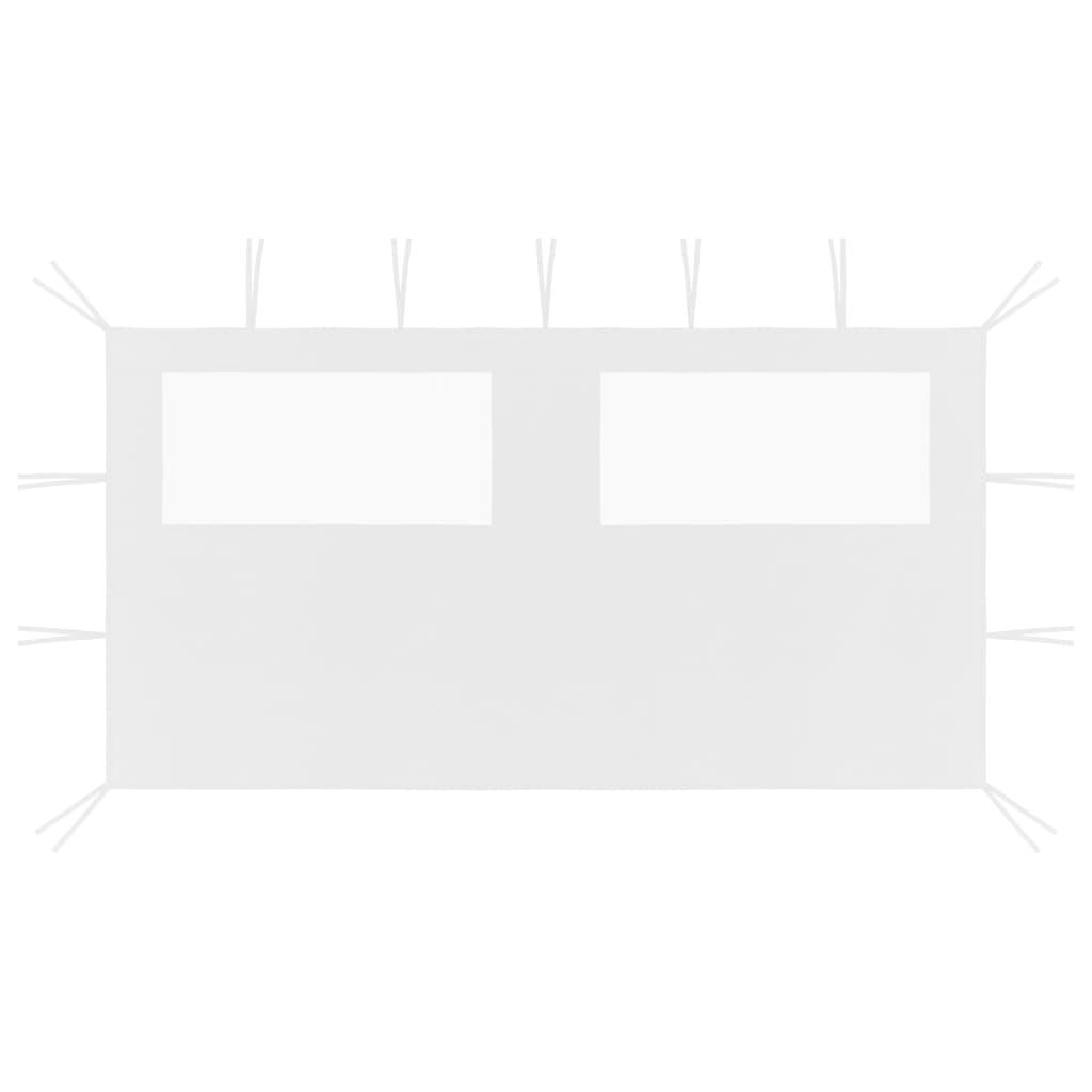 Vidaxl Prainding Wall s navíječi 4x2 m bílá