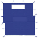 Vidaxl ros vægge med Windows 2 St Blue