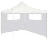 VidaXL PRAIN SIDE WALLS WITH WINDAMEN 2 ST White