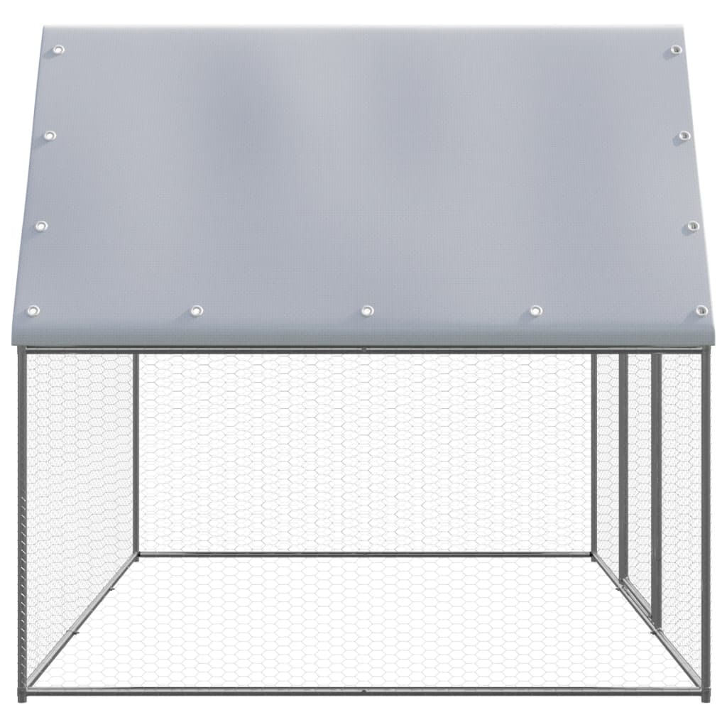 Vidaxl Buitenhok pro kuřata 3x2x2 m galvanizovaná ocel