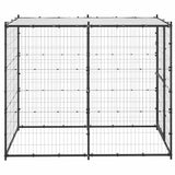 Vidaxl Dog Kennel for Outside with Roof 110x220x180 cm stål