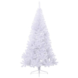 Vidaxl Kunstkerstboom with standard half 180 cm PVC white