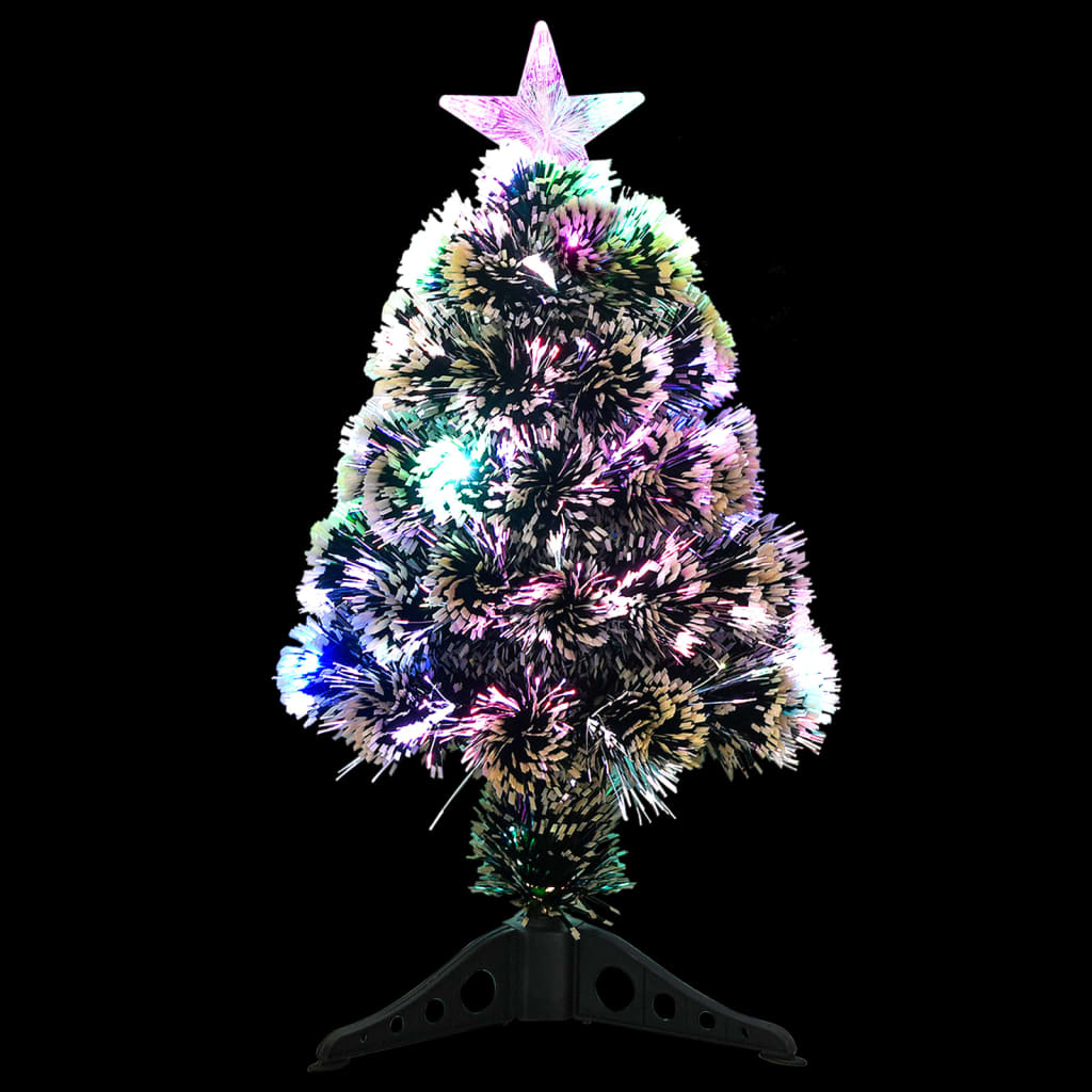 Vidaxl Christmas tree with LED 64 cm fiberglass green and white