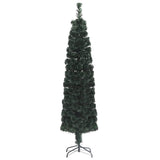 Vidaxl Kunstkerstboom con fibra óptica estrecha estándar de 150 cm