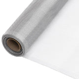 Vidaxl mesh 80x500 cm aluminum silver colored