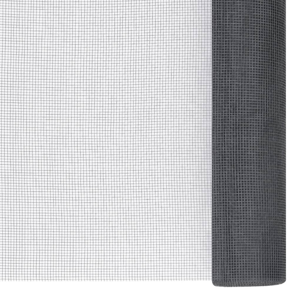 Vidaxl Mesh 80x1000 cm światłowodowy szary
