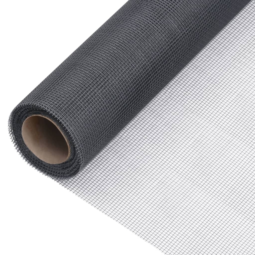 Vidaxl mesh 100x1000 cm fiberglass gray