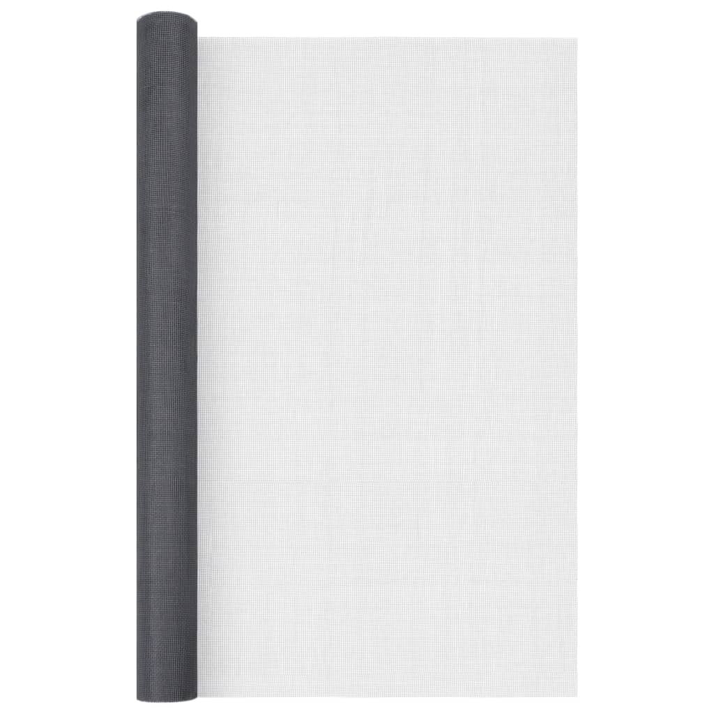 Vidaxl mesh 100x1000 cm fiberglass gray