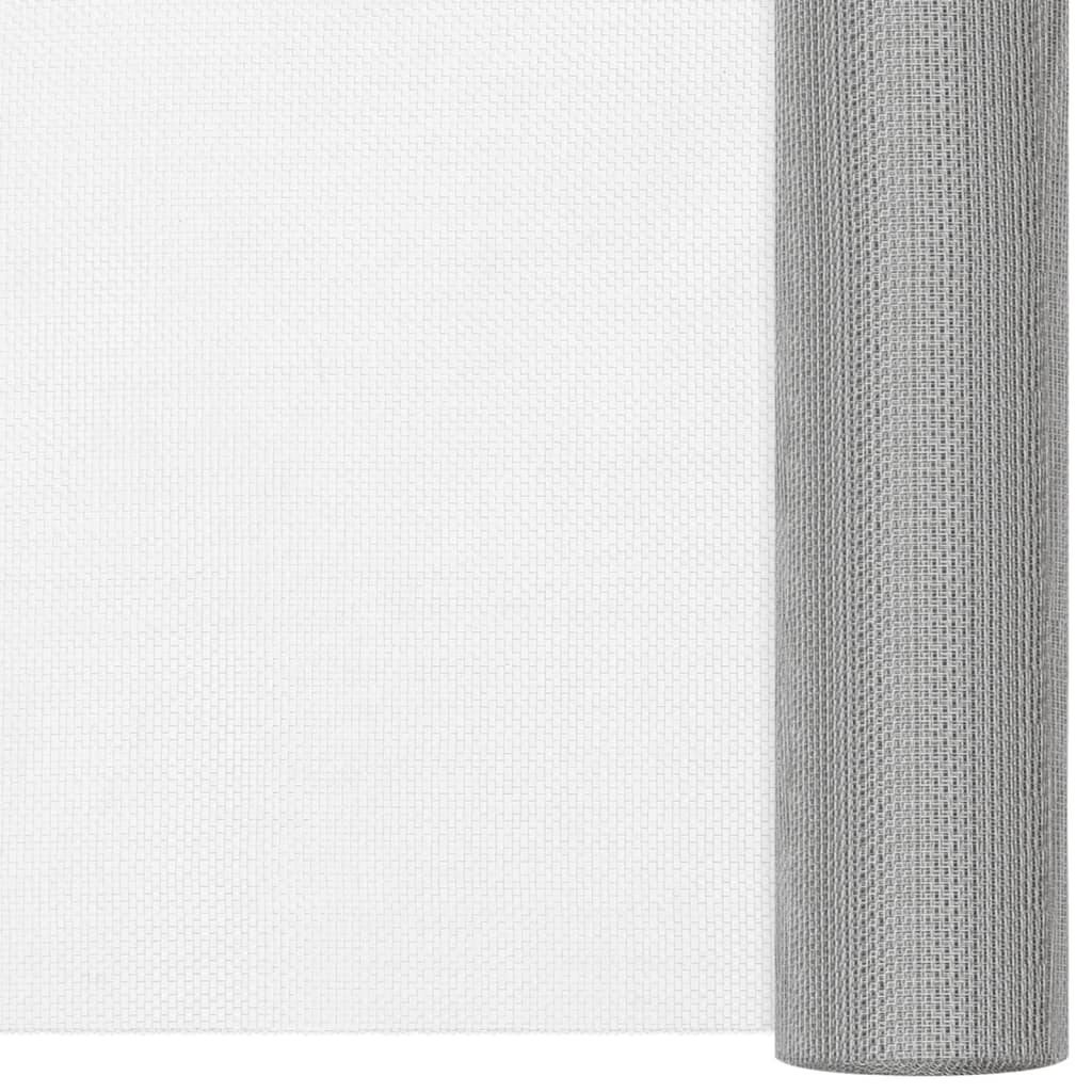 VidaXL Mesh 60x2000 cm Stainless Steel Silver Colored