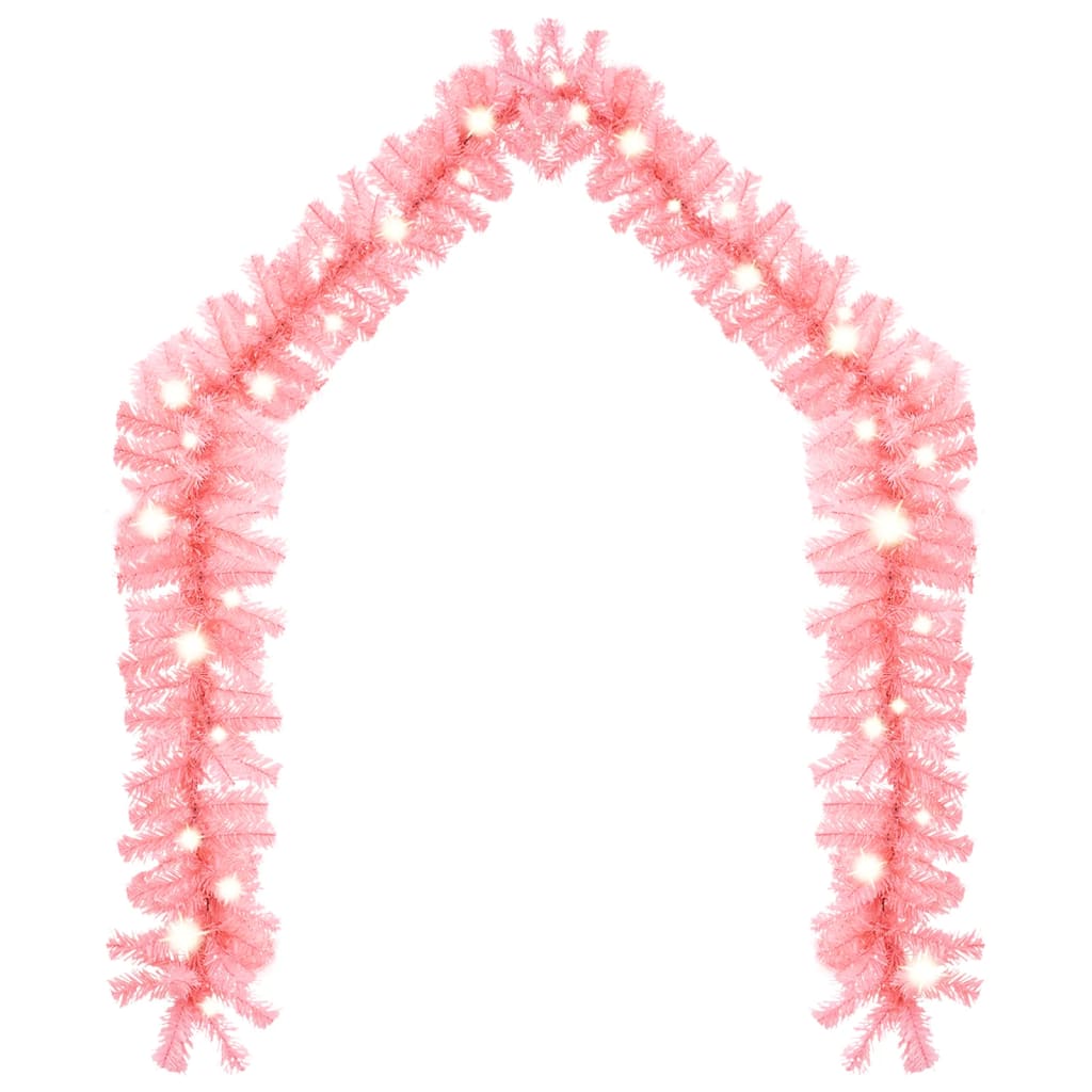 Vidaxl Christmas garland with LED lights 5 m pink