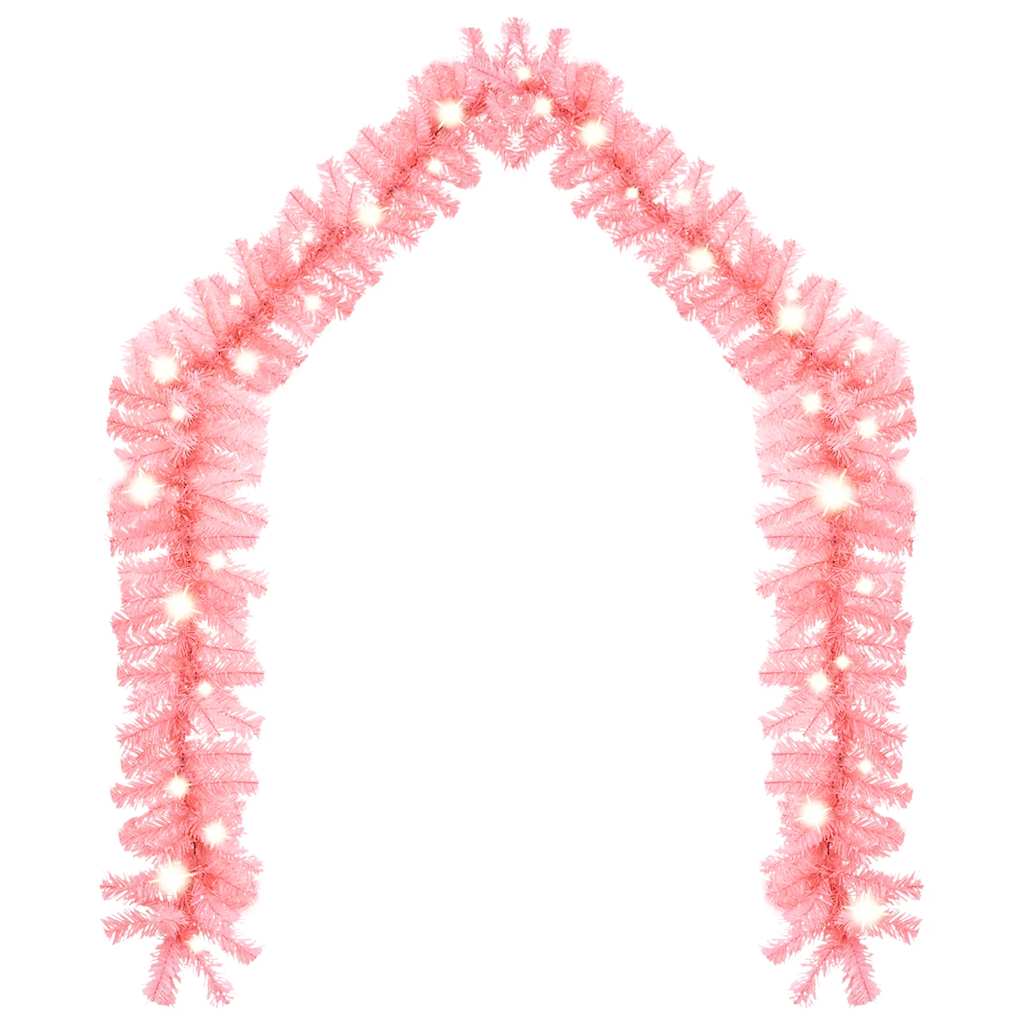 Vidaxl Christmas garland with LED lights 10 m pink