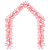 Vidaxl Christmas Garland com luzes LED 20 m rosa