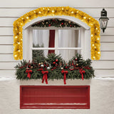 Vidaxl Christmas garland with LED lights 10 m gold colored