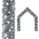 Vidaxl Christmas garland with LED lights 10 m silver-colored