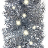 Vidaxl Christmas garland with LED lights 10 m silver-colored
